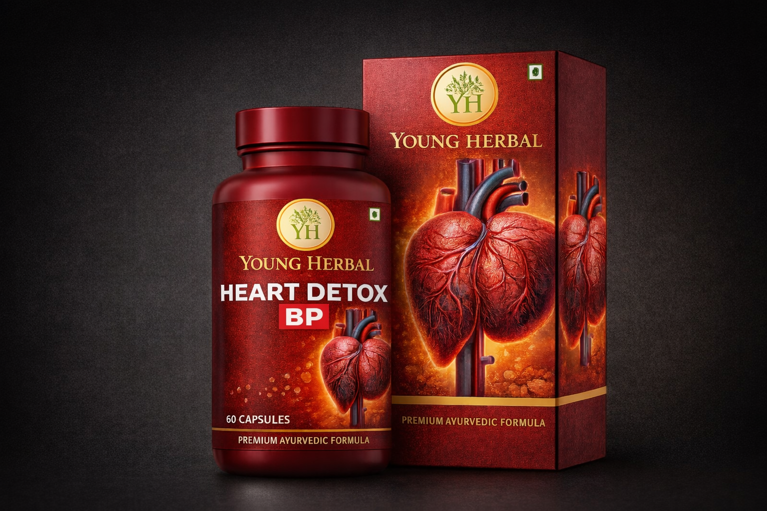 Young Herbal Heart Detox Capsules | Premium Ayurvedic Formula