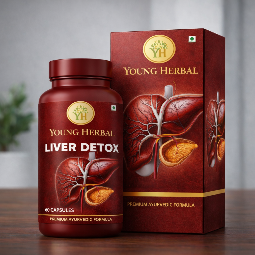 Young Herbal Liver Detox Capsules | Premium Ayurvedic Formula